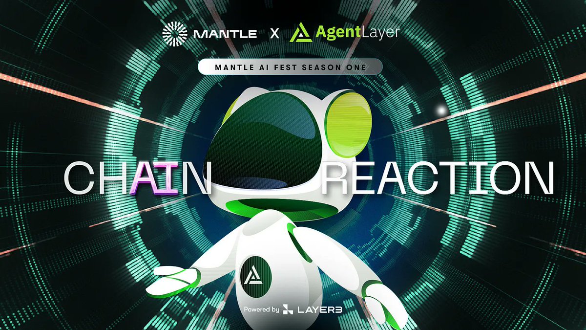 StardropsAsia's tweet photo. 🤖Mantle X AgentLayer AI Fest #Airdrop 

💰Prize pool: 1 Million $MNT Reward &amp; 2 Million $AGENT

⚒ How to join:
1. Visit https://t.co/ekri922hbN
2. Connect a dedicated airdrop wallet on the Mantle network.
3. Complete all tasks

📝 Detail: https://t.co/n0pzx4eoxF https://t.co/8qX2Gm5ie5