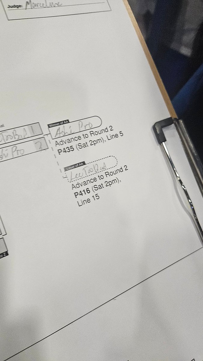 Made it out of pools and secured my lunch!