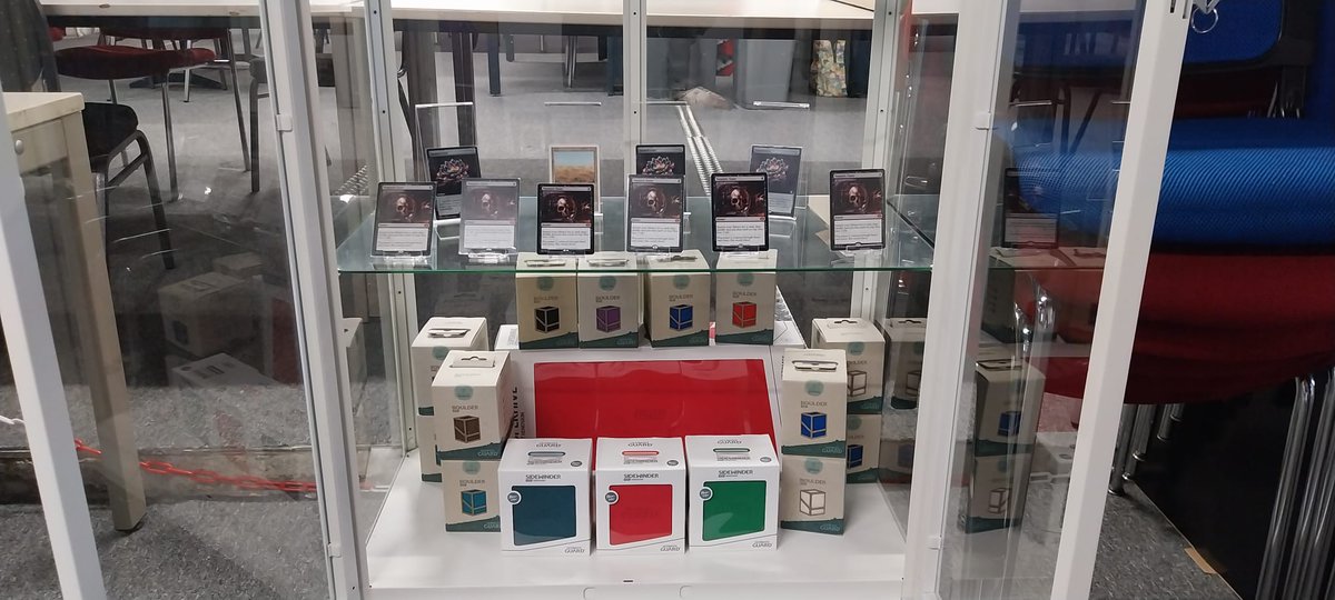 cEDHDeutschland's tweet photo. We are already getting ready for you guys. Special thanks goes @UltimateGuard for all the prices. Looking forward to seeing you guys soon https://t.co/cZUP19vraW