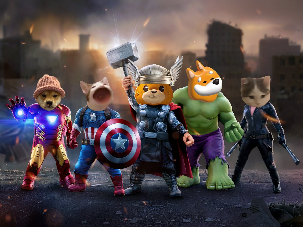 Assembling the ultimate meme team🚀💥 

#MemeAvengers #MemePower #ALBARTCOIN #BONK #WIF #POPCAT #MICHI