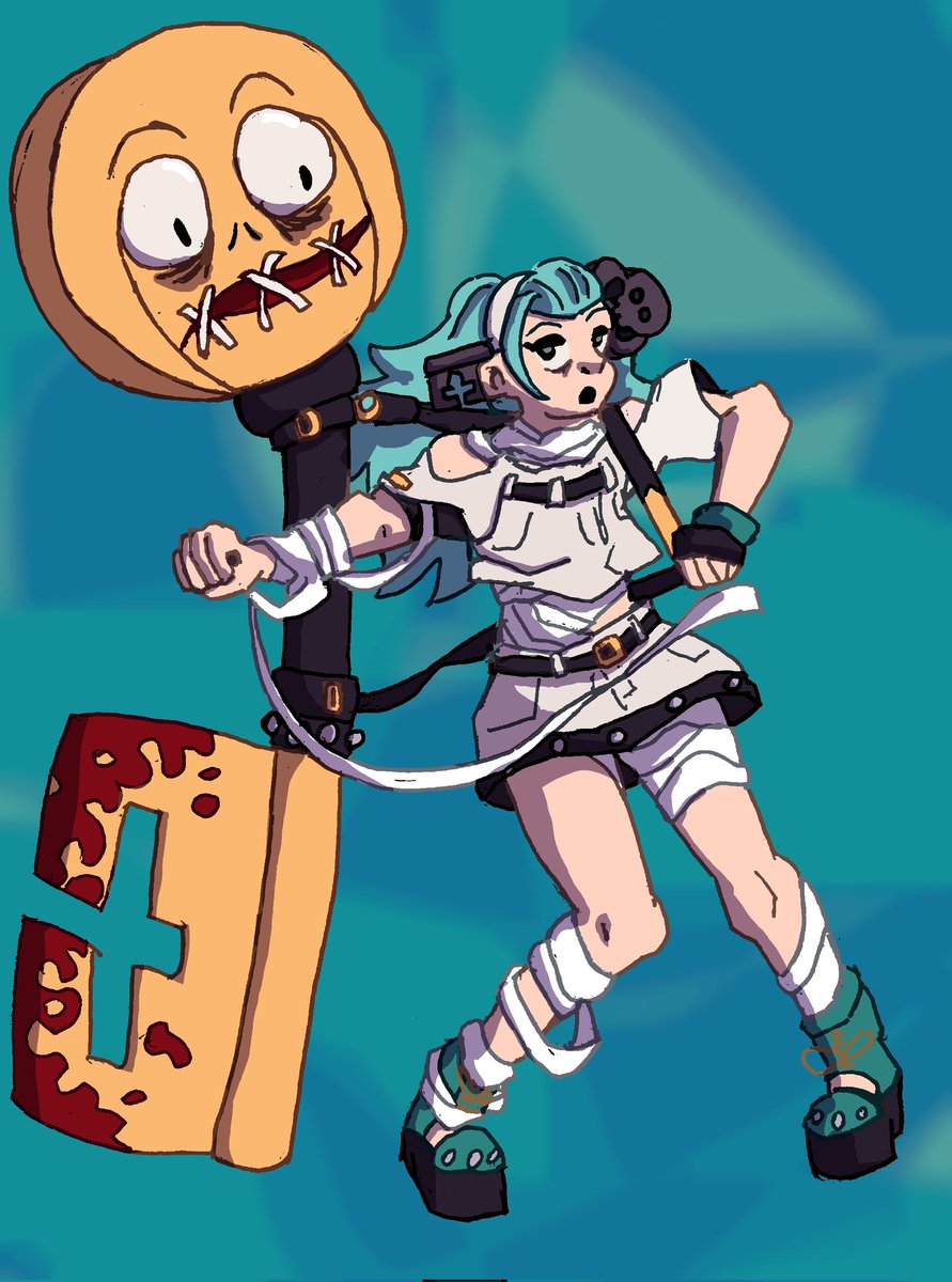 yashik_draws's tweet photo. First digital art in a while, ABA guilty gear 🐈🛹 
#abacelsus #GGST #aba #paracelcus #drawer https://t.co/u5JZ09qq7H