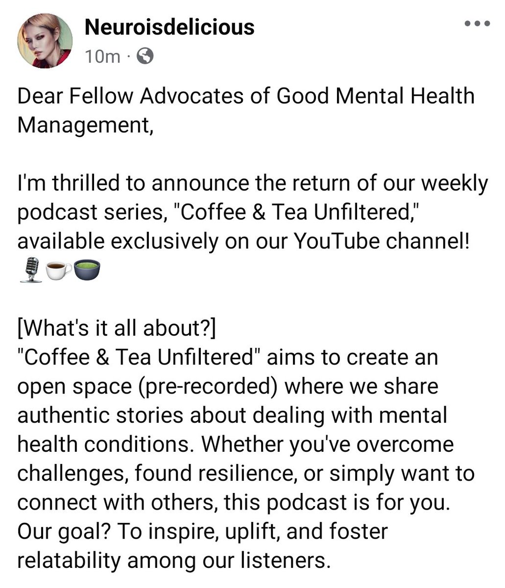 Neuroisdelish's tweet photo. Dearest fellow gamers, are you game to get your story out there to inspire? 🎙️🧠🎗️✊ #MentalHealth #Podcast #MentalWellness #YourStories https://t.co/bzbMNGFd85