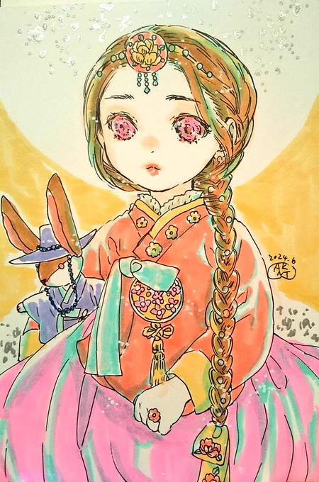 最近のアナログお絵描き