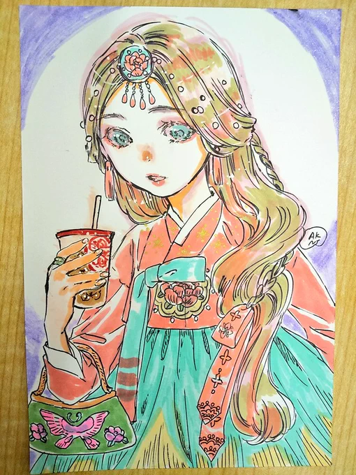 最近のアナログお絵描き
