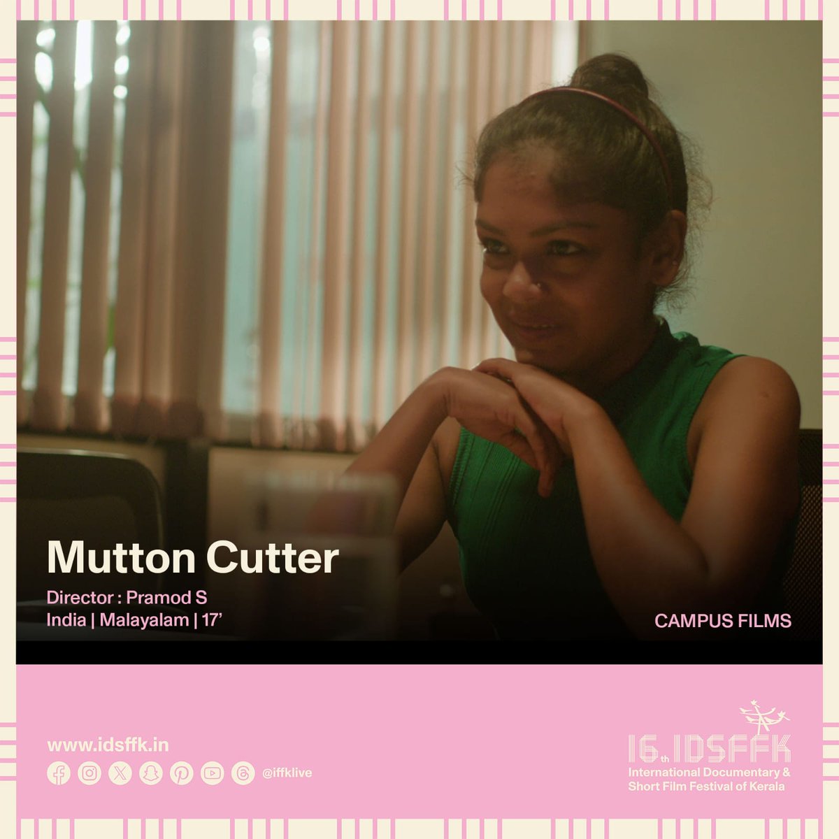 iffklive's tweet photo. "Miyani, from a fractured family, battles loneliness. Turning to a dating app for companionship amidst her challenges, she finds that this choice brings more difficulties instead."
#idsffk #idsffk2024 #campusfilms #ksca #chalachitraacademy #cf #idsffkcf24 https://t.co/0FhCSk5Wk4