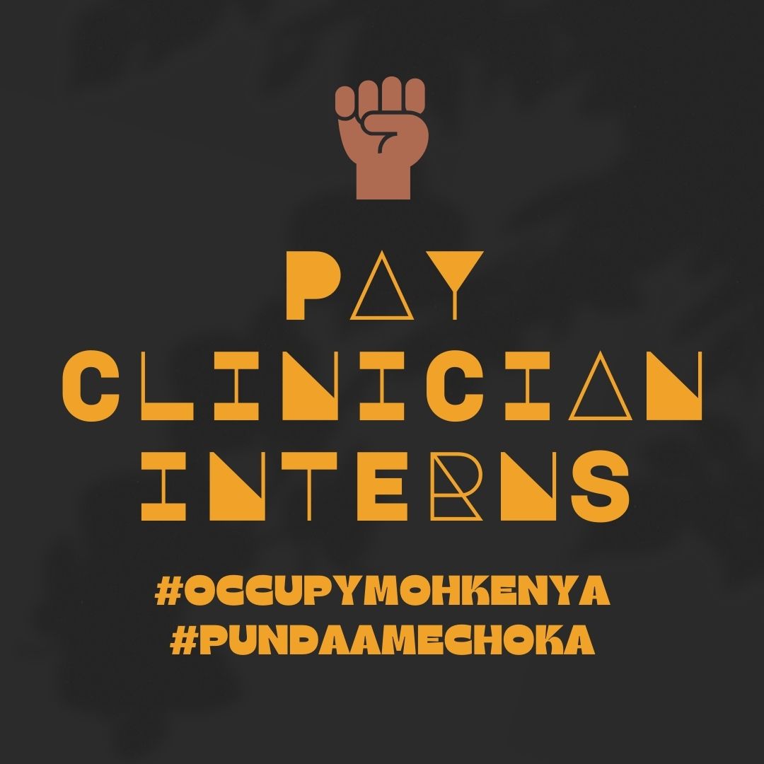 Kuinama ndio form for Diploma clinical officers, but we won't stay down any longer