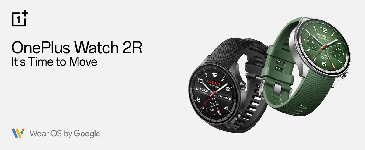 MasterGadgetsIN's tweet image. #PrimeDayLaunch - OnePlus Watch 2R Smartwatch

amzn.to/4fe3V72
₹17,999 - #PrimeDay Deal
₹19,999 - MRP

100+ Sports Mode
Dual Frequency GPS
Wear OS 4 by Google
5 ATM,IP68 &amp;amp; BT Calling
Snapdragon W5 Chipset
Upto 100hrs battery life
1.43’’ AMOLED Display