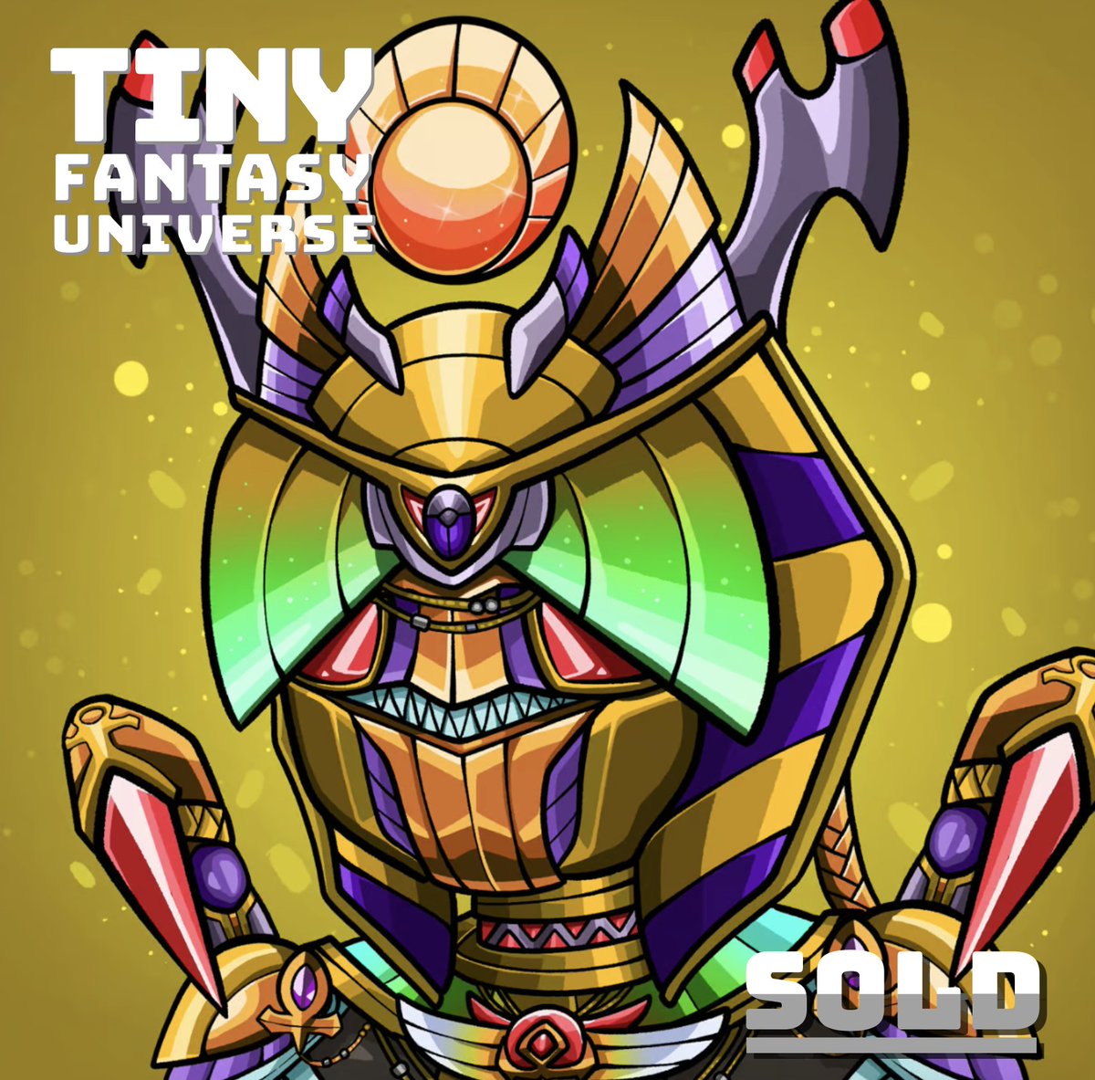 jirayupoom's tweet photo. TINY FANTASY l Collectible Sold 👑
Owner : @yaktown0189

TINY FANTASY#175 KHEPRI 🕷️👑

" Montly Top Spender will get 1 Free Animated Custom piece "
#tinyfantasynft #ThaiNFT #NFT #NFTCommunity #nftcolletor #Cryptocom #cryptocomnft #CRO #crofam #Cronos https://t.co/psXCt0oraE
