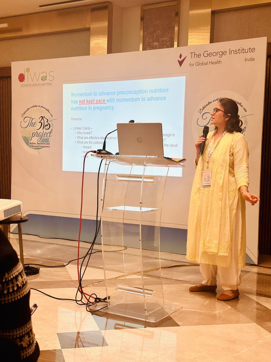 diwaswhm's tweet image. Dr. Vani Sethi emphasizes, “To be certain that the effects of any preconception intervention will be achieved by the time the ovum is fertilized, interventions should start ≥ 3 months prior to conception.” #UNICEFIndia #Nutrition #PreConception