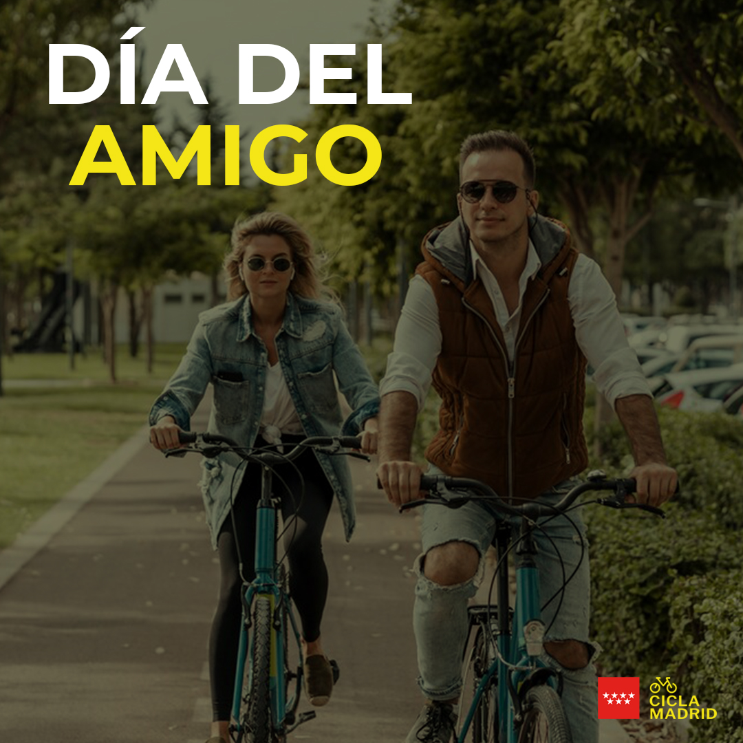 cicla_madrid's tweet photo. Este Día del Amigo, ¿qué mejor manera de celebrarlo que compartiendo una aventura en bicicleta? 🌟🚵‍♀️

Descubre paisajes increíbles y fortalece tu amistad con cada kilómetro. ¡Pedaleen juntos y hagan de este día una experiencia inolvidable! 🌟🚲

¡Feliz Día del Amigo! 🎉❤️ https://t.co/5FUR4hiwTq