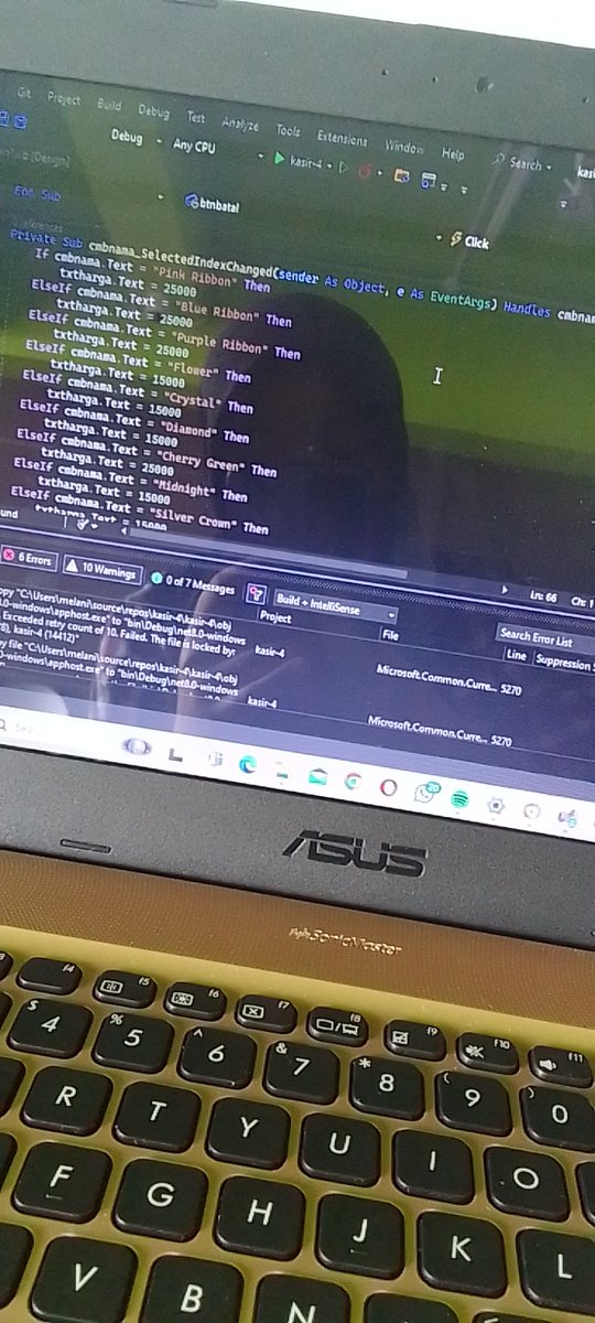me_oke354's tweet photo. hallo guys di cari joki ngodingan bagi kalian yang bisa ngoding tolong drop di bawah ya
tolong bantu codingan ya ini dari tadi error terus ga ada tampilan ya π
#jokitugas #Coding #sisteminformasi #it #ngoding #visualbasicstudio #tolong https://t.co/8jhxFToMY3