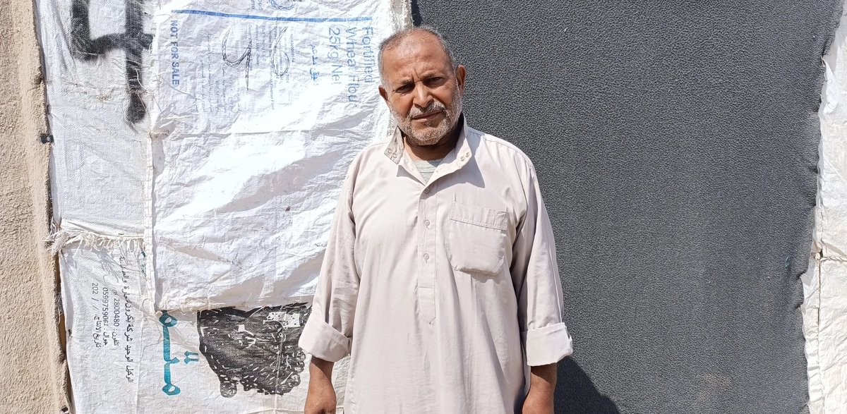 GazaUnlocked's tweet photo. “Every day, children gather in my tent to receive the education that was denied to them by the #Israeli occupation,” Akram Abdul Nabi Al-Ajrami describes the task of educating children during displacement in #Gaza
https://t.co/f89qPkkfQf
#DisplacedinGaza @GazaUnlocked https://t.co/0vPiYT6iva