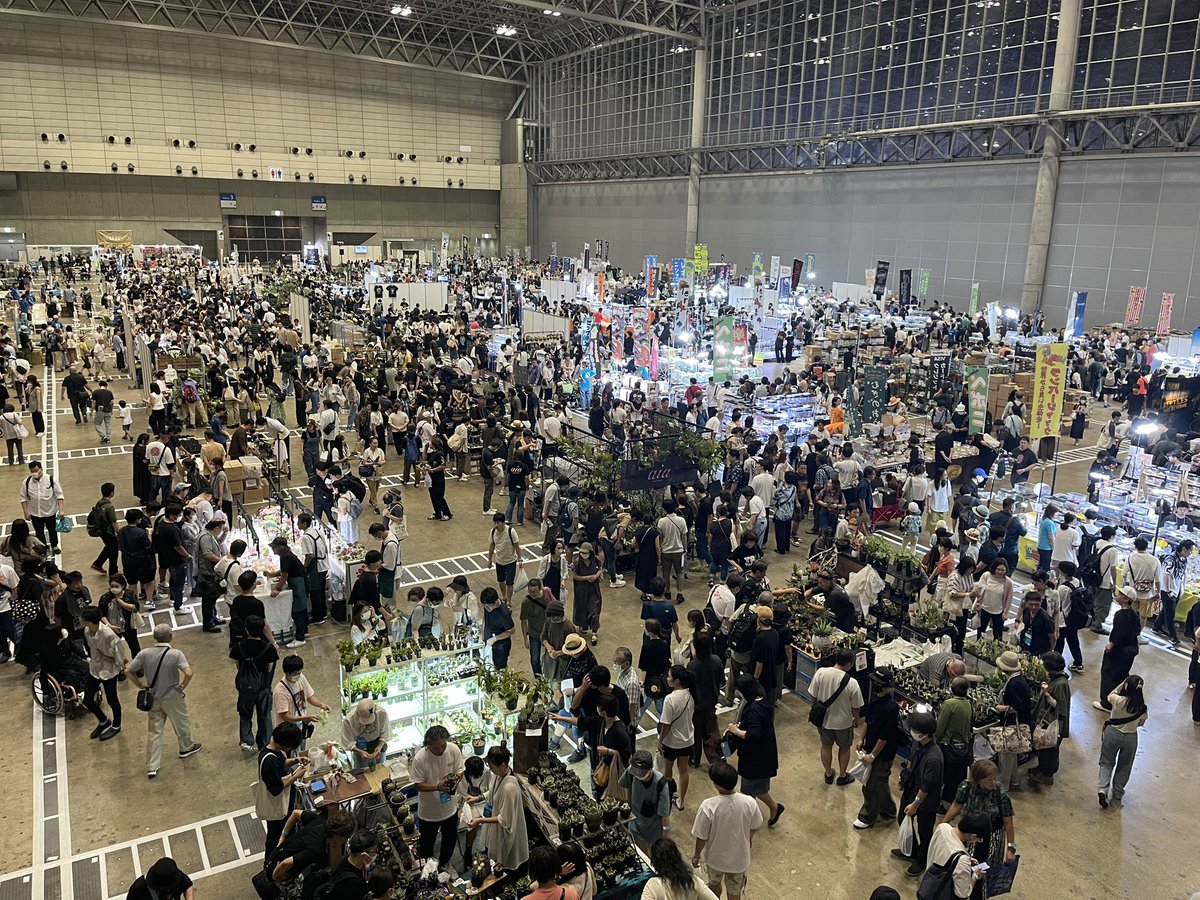 plantsworldjp's tweet photo. 幕張プランツワールドは本日は17:00まで営業しています。明日は10:00から17:00までの営業です。お見逃しなく！ https://t.co/vnylY7A96i