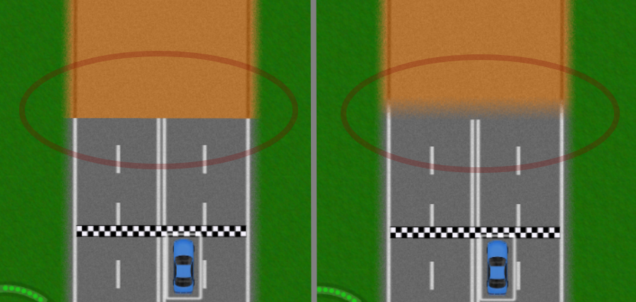 DriftTeamGame's tweet photo. Track texture transitions (say that three times fast).  Smooth transitions from one track surface to another. https://t.co/LaNupljKwm