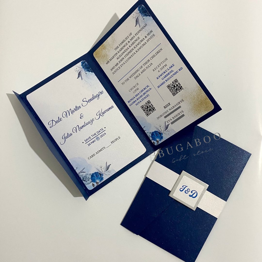 bugaboo_ug's tweet photo. We loved making this wedding invitation❤️

We’re here to turn your wedding invitation dreams into reality💗👰🏾‍♀️ 

Reach out to us with your invitation ideas &amp; watch us work some magic for you💗💍 https://t.co/xpVlbW2TCu
