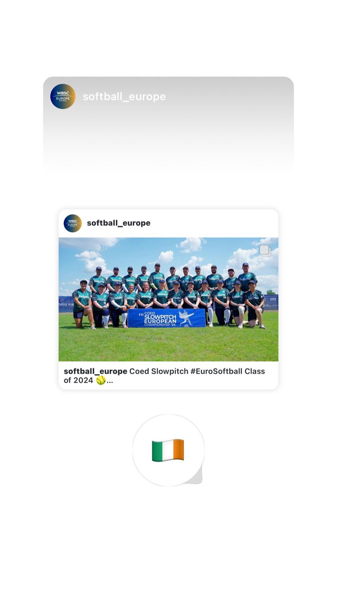 Softball Ireland ☘️🥎☘️ (#playsoftball) tweet media