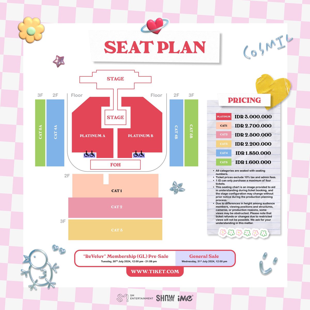 maeilmails's tweet photo. OPEN TICKETING SERVICE (JASTIP TIKET)
RED VELVET - HAPPINESS : My Dear, ReVe1uv in JAKARTA 2024

💰 Fee 150-225k/tiket
✅ Fullpayment &amp; Cicilan
✅ War tiket saja
✅ Testimoni cek highlight/thread/notion
✅ Info lebih lanjut bisa hubungi kami via DM
—————— https://t.co/DMlJwX14GN