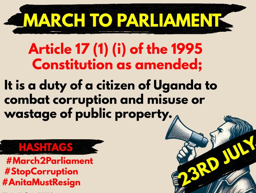 Nancy781713's tweet photo. Good morning friends๐.
Just a quick reminder
Next week
23rd July.
#March2Parliament
#StopCcorruption https://t.co/6cQmihUI52