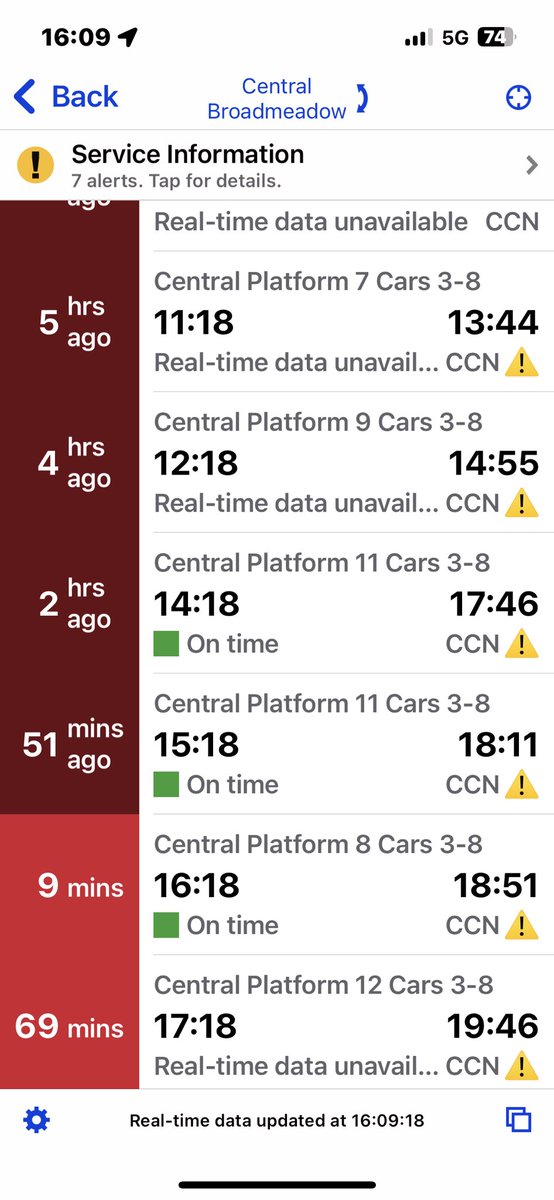lmt001's tweet photo. @TrainsInfo And since you miraculously made the 13:18 train I caught disappear from timetable, can’t tell when I’ll arrive other than hours and hours late! All LIES saying trains on time! #LyingToUs #FakeNews https://t.co/EbESz3Z4iN