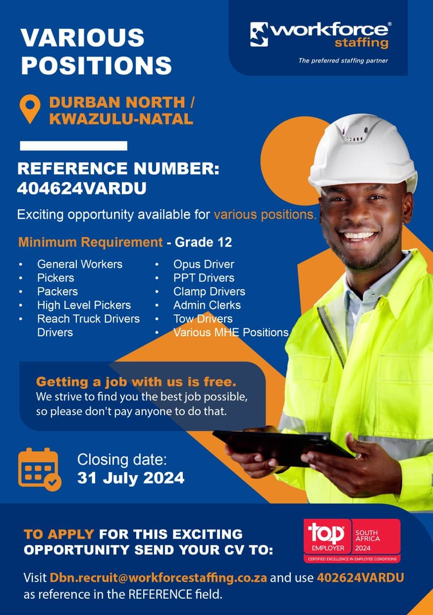 Nayi_iplug's tweet photo. Positions are based in Durban https://t.co/PMyZqu5ntR