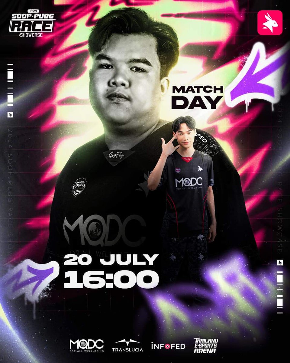 eArenaEsportsTH's tweet photo. You wanna race? come with us.
.
PUBG Race Show Case is coming!
.
#EA #eArena #eArenaPUBG #EAกระต่ายคลั่ง #Esports #PUBG #PUBGEsports #Thailand #PUBGBATTLEGROUND #SOOP #PUBGRaceShowCase https://t.co/QdE5ti5mfQ