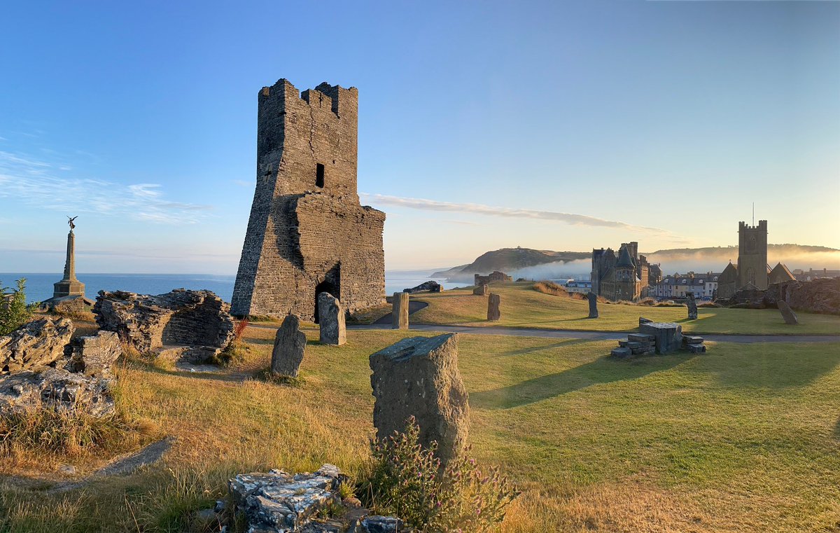CereProstateCym's tweet photo. Not long now until we start this @ProstateCymru Big Walk. 

We’re starting at the Castle (at 10.30) a, taking a scenic route around the town, end at @RoyalPier 

Route &amp; photos of some things that lie ahead. May not get the same blue skies but the walk, views &amp; chat will be great https://t.co/bUn9fdhOz7