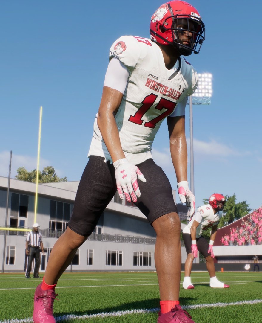 MarLu_Tha_Kang's tweet photo. My take on Winston-Salem State in NCAA Football 25.

You're welcome btw @stevenjgaither 😎👍🏾 https://t.co/UvYPlttVAC