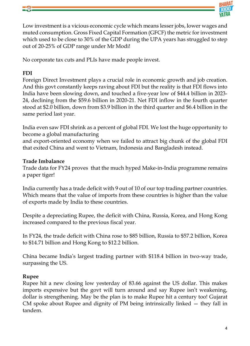 INCSandesh's tweet photo. STATEMENT ISSUED BY MS. SUPRIYA SHRINATE, CHAIRPERSON, SOCIAL MEDIA (COMMUNICATION DEPTT.) &amp; SPOKESPERSON, AICC.

July 19, 2024 https://t.co/EC3pr3Yjcb