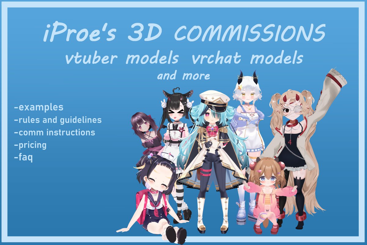 iProe | 3D / VtArtist (commissions) tweet media