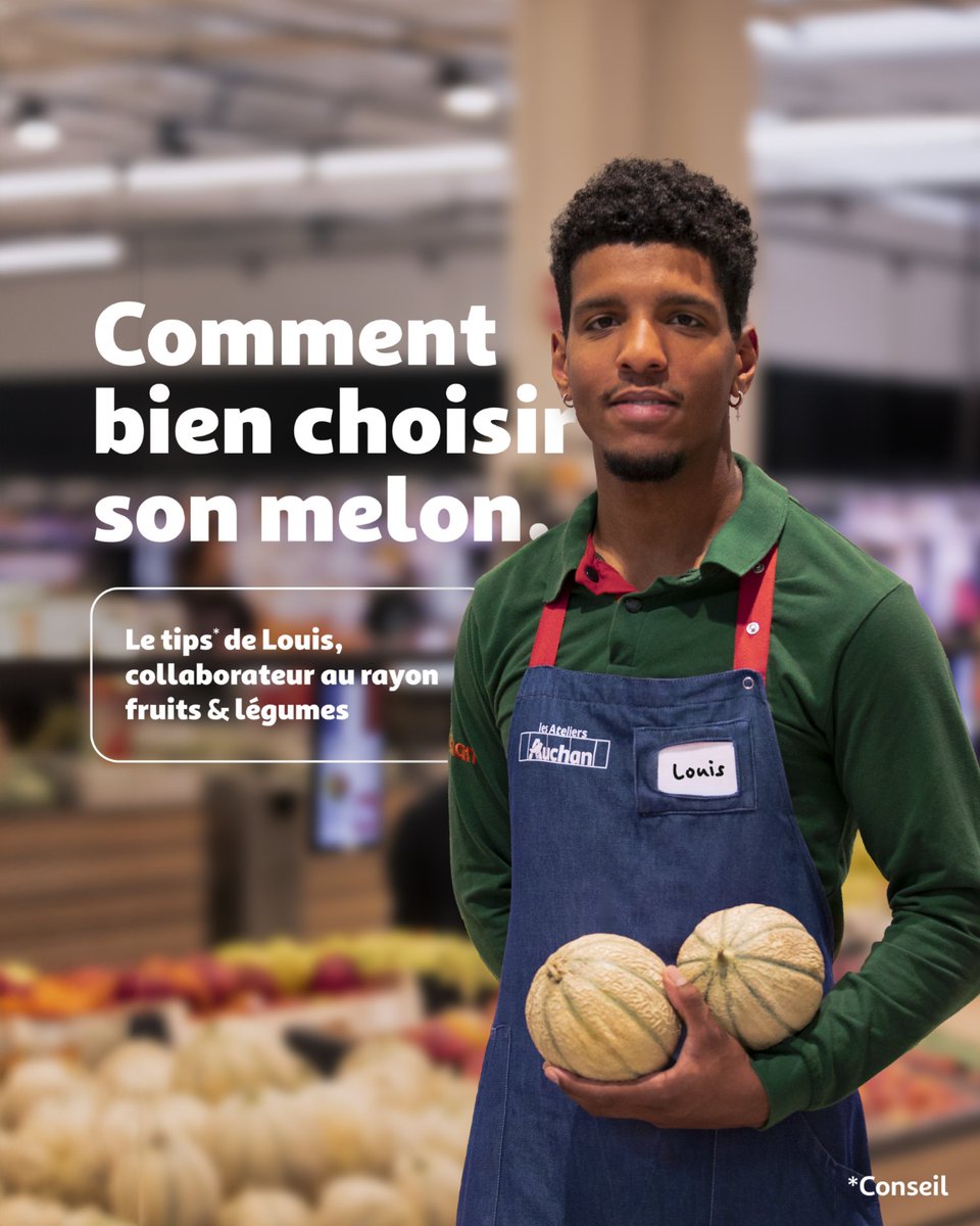 Découvrez le secret pour un melon parfait🍈

Louis, notre expert fruits et légumes chez Auchan, recommande :
✅ Un fruit dense et lourd.
✅ Un pédoncule sec et craquelé.
✅ Un melon bien parfumé.

#Auchan #Astuce #Fruit

bit.ly/4bKt7z6