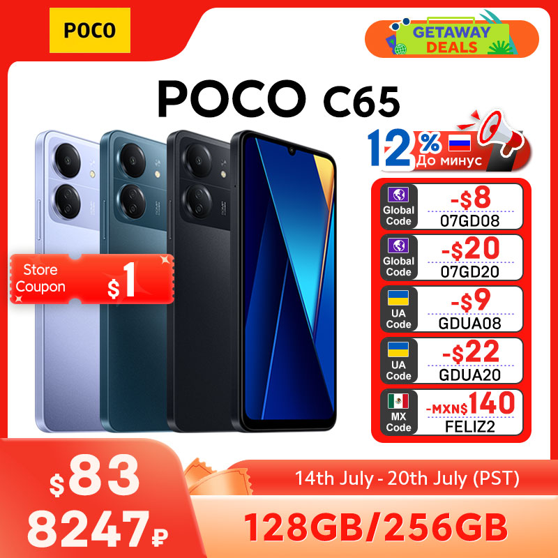 cleanse29's tweet photo. New #POCOC65 Global Version 128GB/256GB MediaTek Helio G85 5000mAh Battery 6.74'' display 90Hz 50MP AI Triple Camera NFC
Original price: EUR 239.78
Now price: EUR 109.27
Click&amp;Buy: https://t.co/PQYCtooTWB

#XiaomiPocoC65, #FundaPocoC65, #pococ658gb256gb https://t.co/QFET8l9FpG