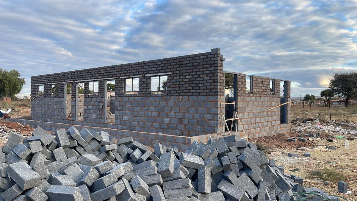 MIT_ORG's tweet photo. The new Mamoratwa Early Learning Center building. https://t.co/QOWdqzC1Ec
