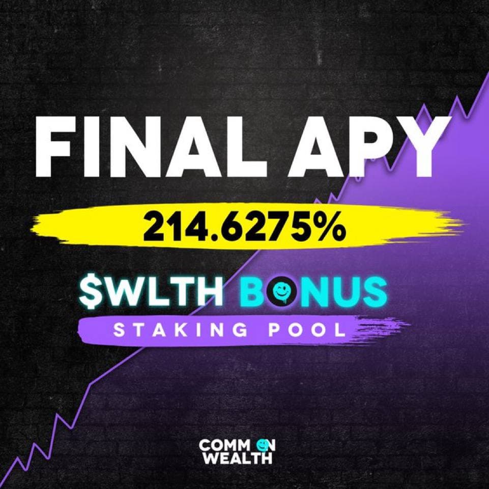 MartinusSadi's tweet photo. $WLTH holders can stake now https://t.co/2ZO3T8zy57 https://t.co/hG4m4Ipj79