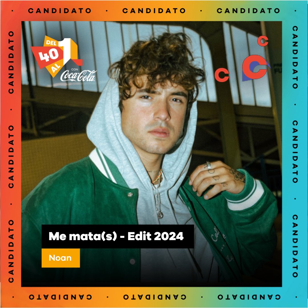 ¡Nuevo candidato!
<a href="/soynoan/">Noan</a> ME MATA(S) - EDIT 2024
Apoya su entrada en lista con el HT #MiVoto40Noan 
#Del40al1CocaCola