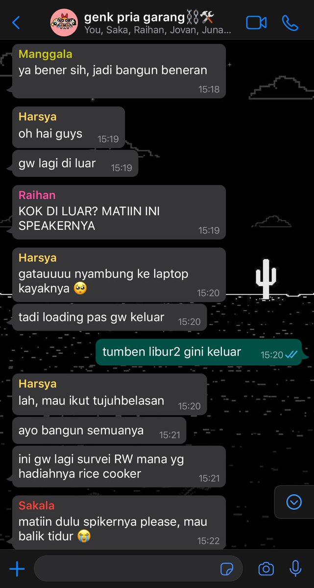 chikincaratge's tweet photo. ❓ kak jolie anak² kos bumil kalo 17-an suka pada ikut lomba atau bikin lomba sendiri kak?
💬 sudah pasti nimbrung sama warlok dan akamsi 😁👍 #kostbumil https://t.co/VzFfVbbXhW
