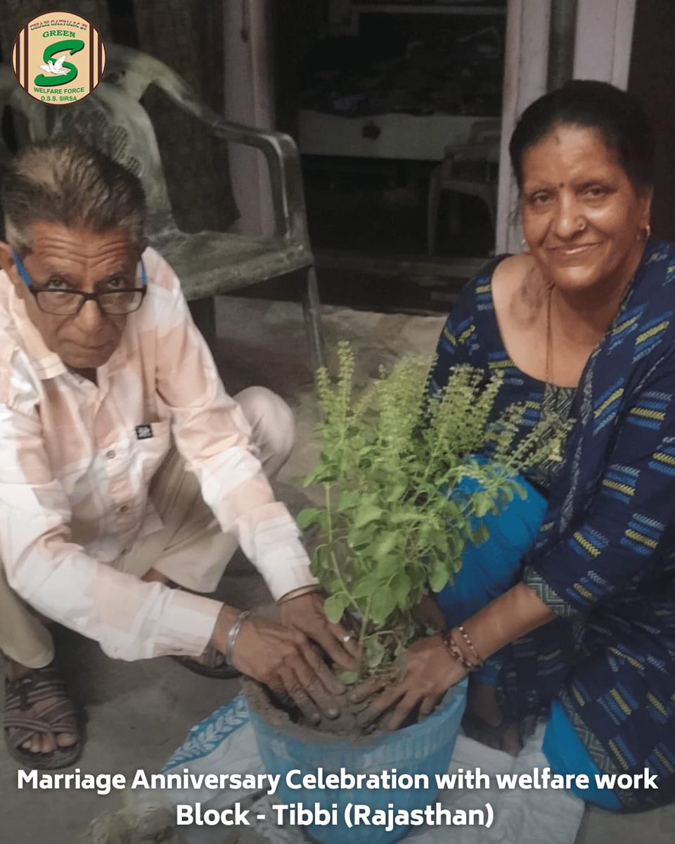 GreenSwelfares's tweet photo. Shah Satnam Ji Green ’S’ Welfare Force Wing volunteers marked their birthdays and anniversaries in uniquely meaningful ways. Couples celebrated their anniversary by planting saplings, contributing to a greener and healthier environment. Meanwhile, another volunteer chose to celebrate her birthday by caring for stray animals, arranging fodder to ensure they were well-fed. These acts of kindness and environmental stewardship reflect the volunteers' deep commitment to making a positive impact on both the planet and its inhabitants. #TreePlantation #AnimalWelfare #DeraSachaSauda
