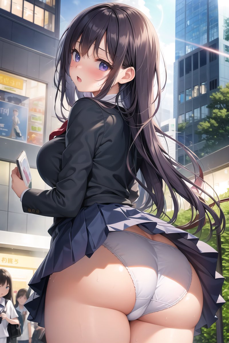 aida_AIart's tweet photo. 「あ、あの…何してるんですか…？💕」 https://t.co/xDsPdwu0vh