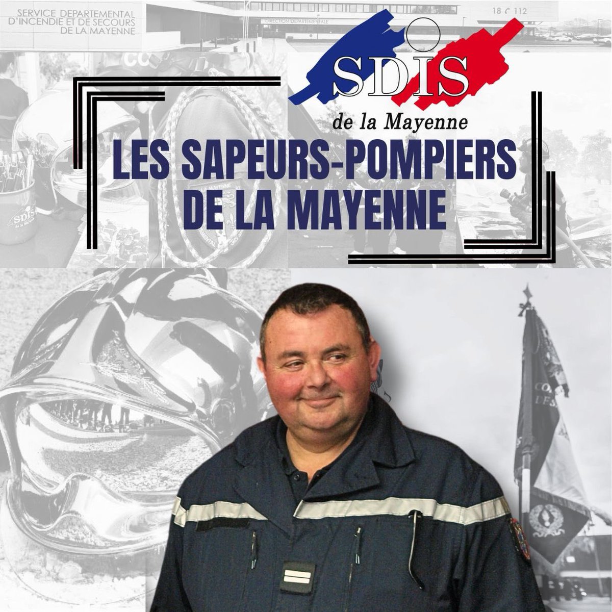 ⚫️ 🫡 Tristesse d’apprendre le décès du Lieutenant 1ère Classe Luc DALIBARD, Sapeur-Pompier de la Mayenne de 1992 à 2013. Sincères condoléances à sa famille.