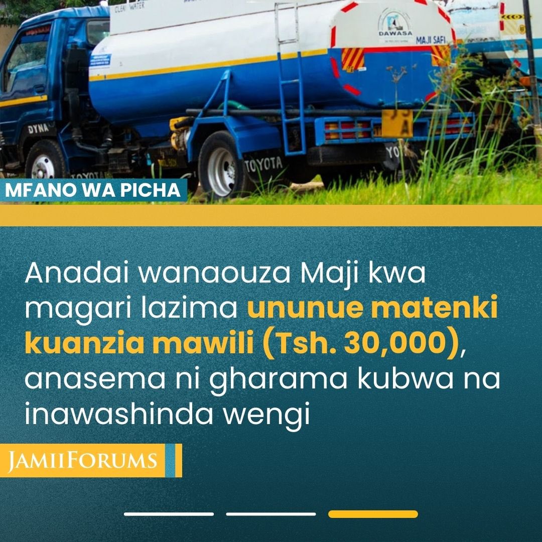 JamiiForums's tweet photo. PWANI: Mdau wa https://t.co/dDd21Ugmlv anatoa wito kwa Mamlaka ya Majisafi na Usafi wa Mazingira (#DAWASA) - Kibaha kurejesha huduma ya Maji kwa Wakazi wa Tankini, Muheza na maeneo ya jirani na hayo, akidai hawana huduma hiyo kwa wiki moja licha ya Mamlaka kuwaambia changamoto zilizokuwepo zimeshatatuliwa
Soma https://t.co/cTqrMZsBDC
#JFHuduma #JamiiForums #Accountability #civilrights