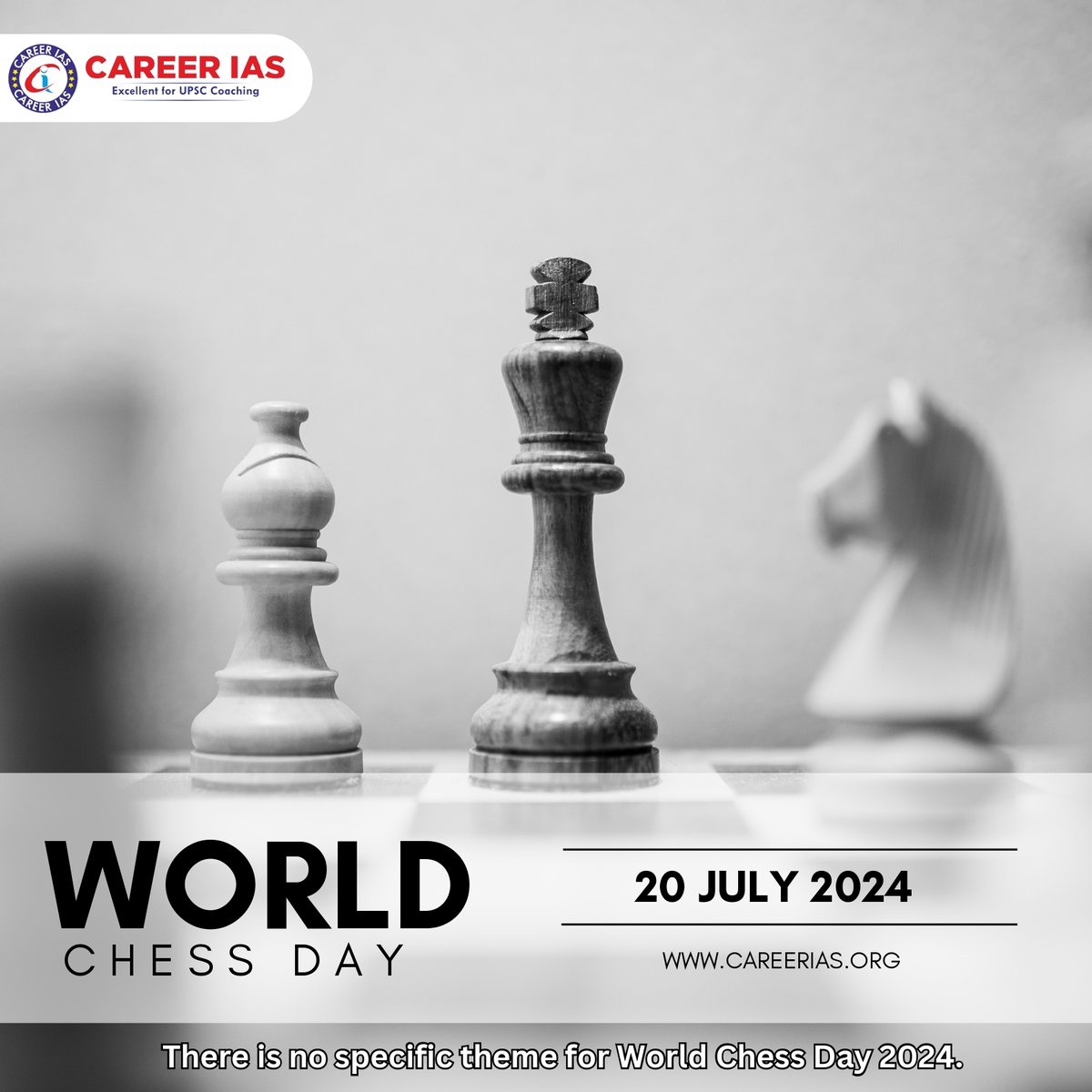 career_ias's tweet image. 🌍♟️ Celebrate World Chess Day 2024! Join us in honoring the game that unites and challenges minds globally. Ready to make your move? 

#WorldChessDay #CareerIAS #Chess2024 #Checkmate