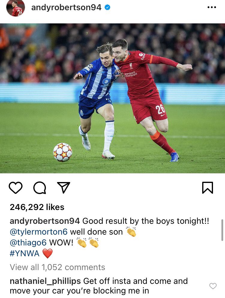 SamueILFC's tweet photo. It’s been 3 years and Nat Phillips comment is still hilarious. 🤣 https://t.co/6EXrcxxBcS