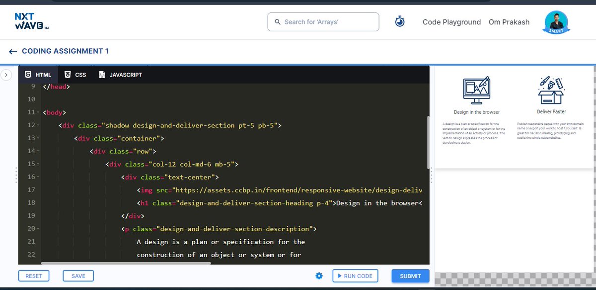 OmPrakash633536's tweet photo. #day37ofcode #1hourofcoding #Day37 #html #css #ccbp #ccbpian #ccbpintensive #nxtwave #fullstackdeveloper #fullstackwebdevelopment #learningeveryday #consistency #learningjourney #codingchallenge #responsivewebsite https://t.co/vcBhbRYaQ1