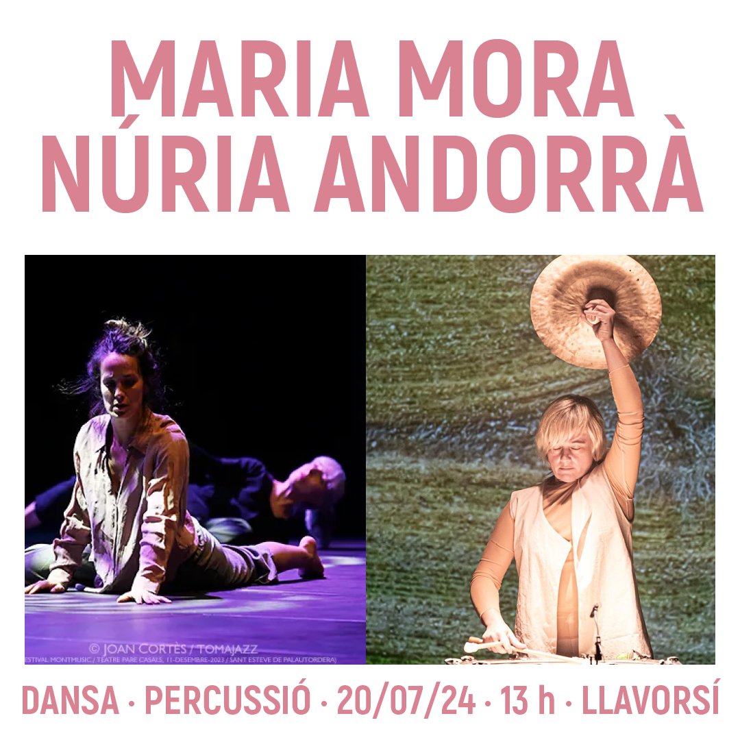 Errant. Itineraris d'Art i Pensament (@errantfest) on Twitter photo 👉 Avui, 3a jornada de l'#ErrantFest 😀 a #Llavorsí.
«Avui roselles» és l'espectacle de 💃 dansa i 🥁 percussió que han preparat #MariaMora i Núria Andorrà (<a href="/nuriaandorra/">Núria Andorrà</a>).
⏱️ 13 h
📌 Església de Llavorsí.
✅ Entrada gratuïta! Us hi esperem!
<a href="/ieilleida/">INSTITUT D'ESTUDIS ILERDENCS</a> 👉 Avui, 3a jornada de l'#ErrantFest 😀 a #Llavorsí.
«Avui roselles» és l'espectacle de 💃 dansa i 🥁 percussió que han preparat #MariaMora i Núria Andorrà (<a href="/nuriaandorra/">Núria Andorrà</a>).
⏱️ 13 h
📌 Església de Llavorsí.
✅ Entrada gratuïta! Us hi esperem!
<a href="/ieilleida/">INSTITUT D'ESTUDIS ILERDENCS</a>