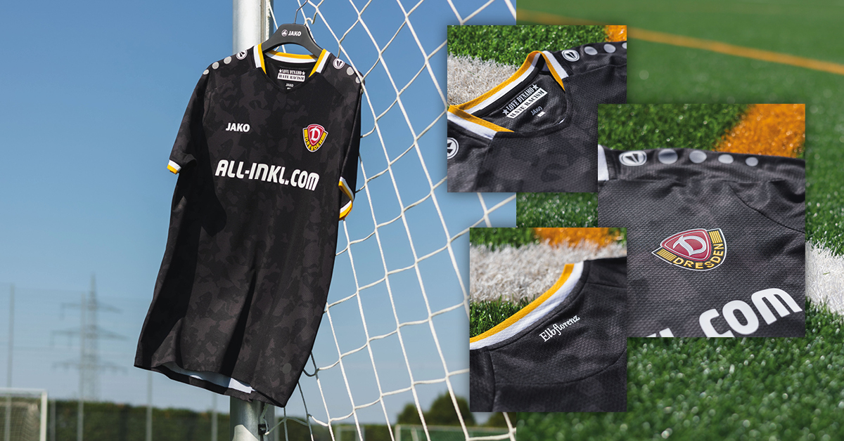 Das neue Auswärtstrikot der SG Dynamo Dresden im Camouflage-Look! 🖤💛

jako.com/Dynamo24Auswär…