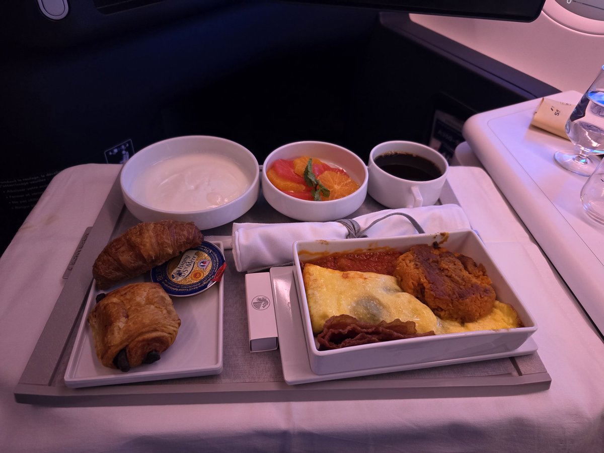 Despite the IT outages, I have finally made it to Paris! Experiencing <a href="/AirFranceFR/">Air France FR</a>'s business class on their brand new A350-900 was quite the experience!