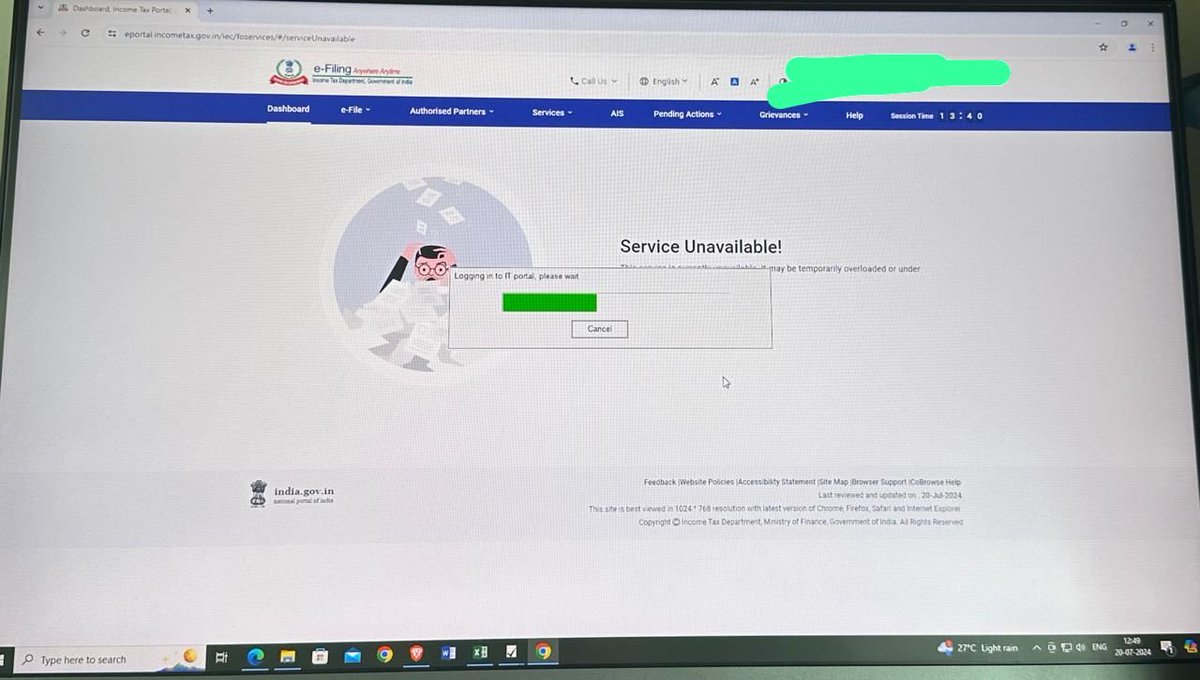 namoetlegamo's tweet photo. ⁦@IncomeTaxIndia⁩ ⁦@nsitharamanoffc⁩ ⁦@nsitharaman⁩ ⁦@PMOIndia⁩ ⁦@narendramodi⁩ ⁦@FinMinIndia⁩ ⁦@PiyushGoyal⁩ ⁦@PiyushGoyalOffc⁩ - do needful on sos 🆘 basis , income websites is not working to to file tax returns, pay taxes etc https://t.co/lwKXZ18hJz