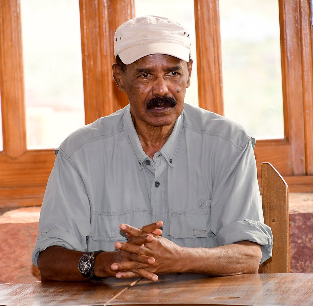 hawelti's tweet photo. President Isaias Afwerki received this morning, at his Office in Adi Halo, Eritrean National Team Athletes who will compete at the Paris Olympic Games scheduled to start next week. 

President Isaias reiterated his firm belief that Eritrea will indeed produce some of the best international athletes both in quantity and quality in various fields of sports. 

In this context, President Isaias underlined the imperative of working at the grassroots level; the need to put in place requisite infrastracture & facilities throughout the nation; and to bolster efforts to expand the scope - currently confined to few areas - to all fields of sports.  Organizing continuous competitions in all the Regions of the country will be vital for producing athletes with the caliber & potential to compete & succeed in several international sporting events, President Isaias stressed.   

The President expressed his best wishes for success to the athletes that will compete in the Paris- 2024 Olympics emphasing the moral incentive that this would imbue to young and upcoming fellow sportsmen and sportswomen.  

#Eritrea will field 11 athletes in cyclng, swimming and athletics at the Paris-2024 Olympic Games.