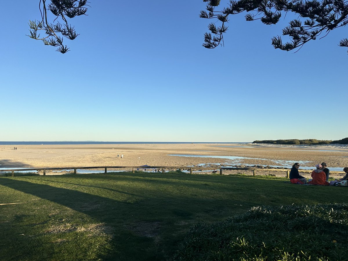 RobPaxevanos's tweet photo. Nature lovers  visiting the Sunshine Coast - may I suggest the walk from Happy Valley South along Bribie Island?   
We just did it again, beautiful backdrops, Sea-life &amp; Wildlife along the way…restaurants back at the start 🏝️ 🎣🏄🏽‍♂️🐳 🍲🍹 🎉
@VisitCaloundra 
@sunshinecoastoz https://t.co/3ZRL9FuJnc