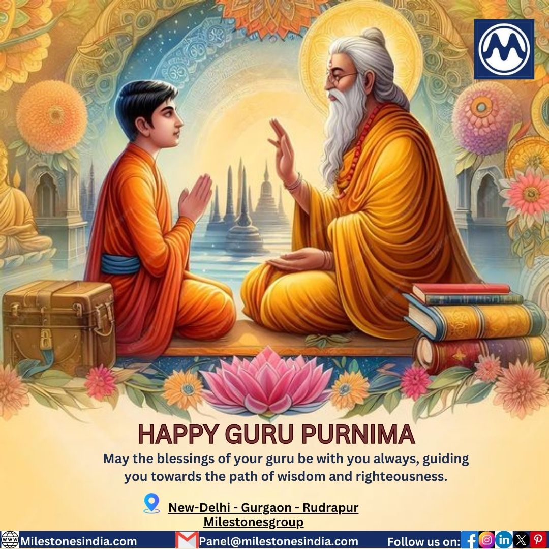 MilestonesIND's tweet photo. Wishing you a blessed and joyful Guru Purnima.
HAPPY PURNIMA!
hashtag#HappyGuruPurnima2024
hashtag#BestwishesforGuruPurnima
hashtag#Bestwishesfrommilestonesfamily
hashtag#Milestonescelerations hashtag#Milestonesswitchgears
hashtag#Milestonesgroups hashtag#Milestonesindia https://t.co/VPHIhToEg1