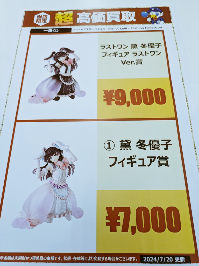 黛 冬優子 フィギュア賞 一番くじ アイドルマスター シャイニー 黛 冬優子 フィギュア賞 一番くじ アイドルマスター シャイニー
